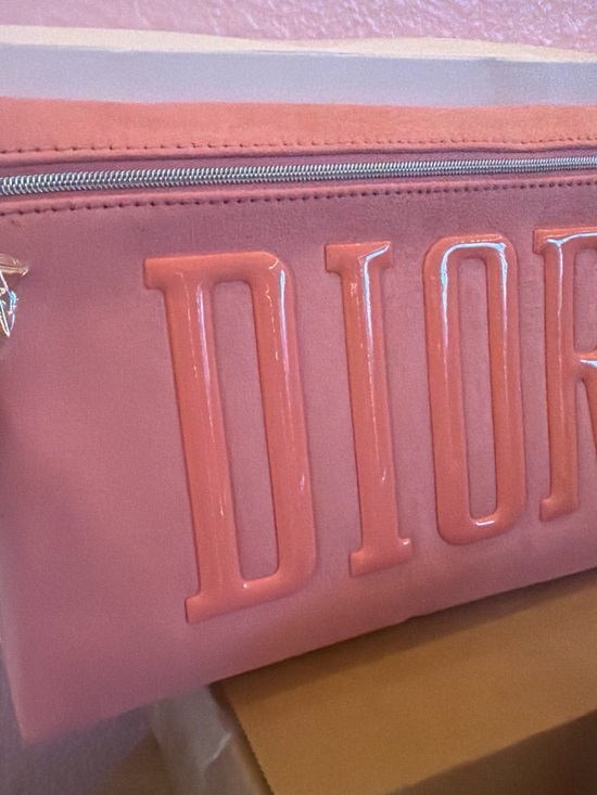 Dior Handbags - Dior Pink Logo Pouch - Women's Bag and Dior blush